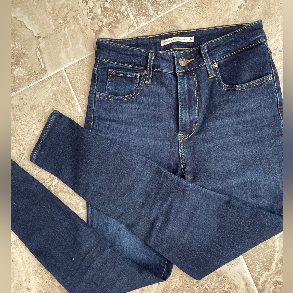 Levi 721 HiRise Skinny Ankle